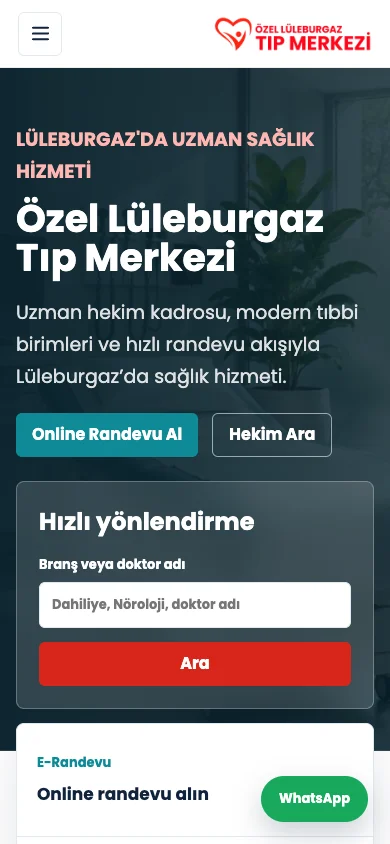 Tıp Merkezi · Mobil · 06.10.2026